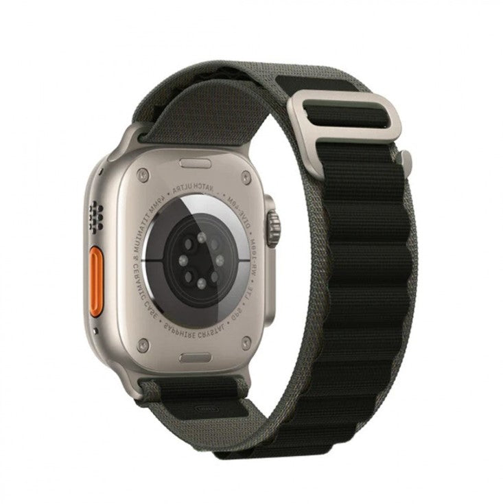Green Lion Alphine Loop for Apple watch 42/44/45/49mm - Green / Black