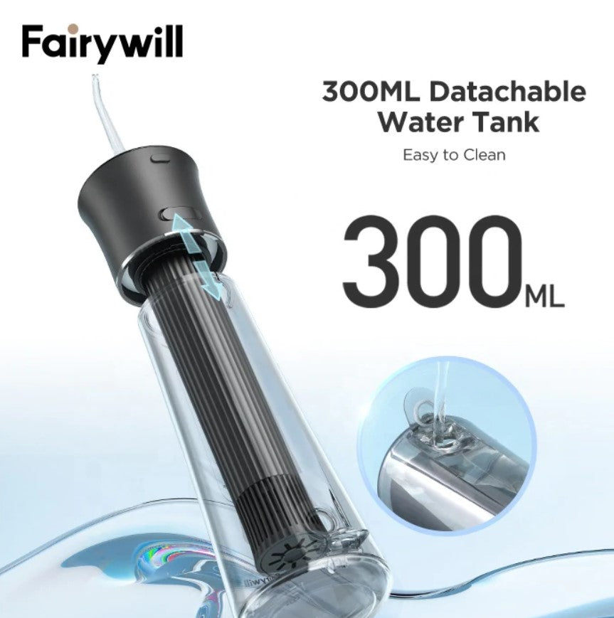 Fairywill F30 Water Flosser - جهاز تنظيف الأسنان المائي F-30 ٣٠٠ مل