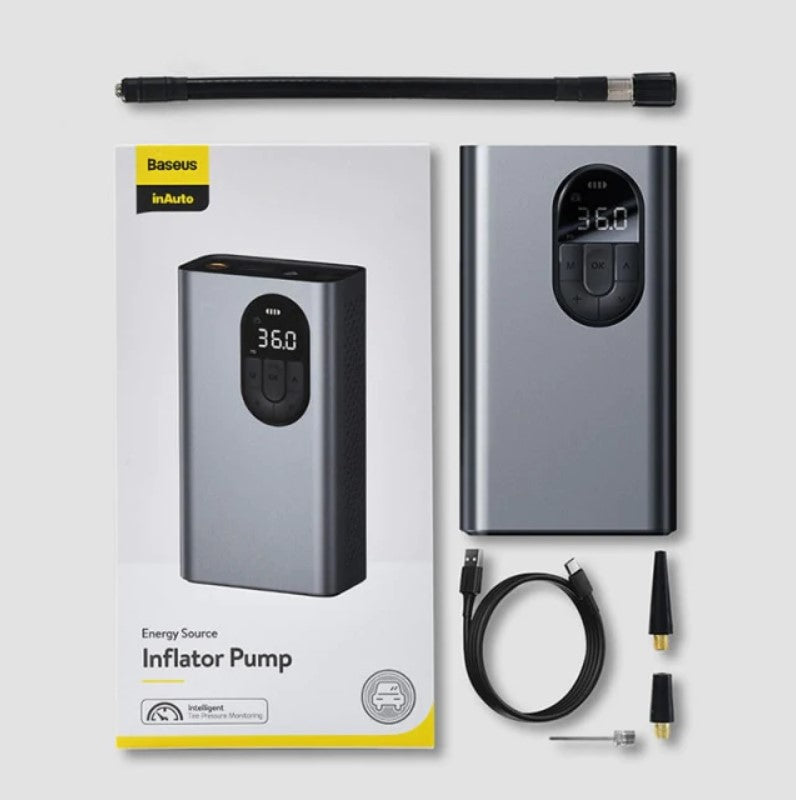 Baseus Energy Source Portable Inflator Pump with Digital Display