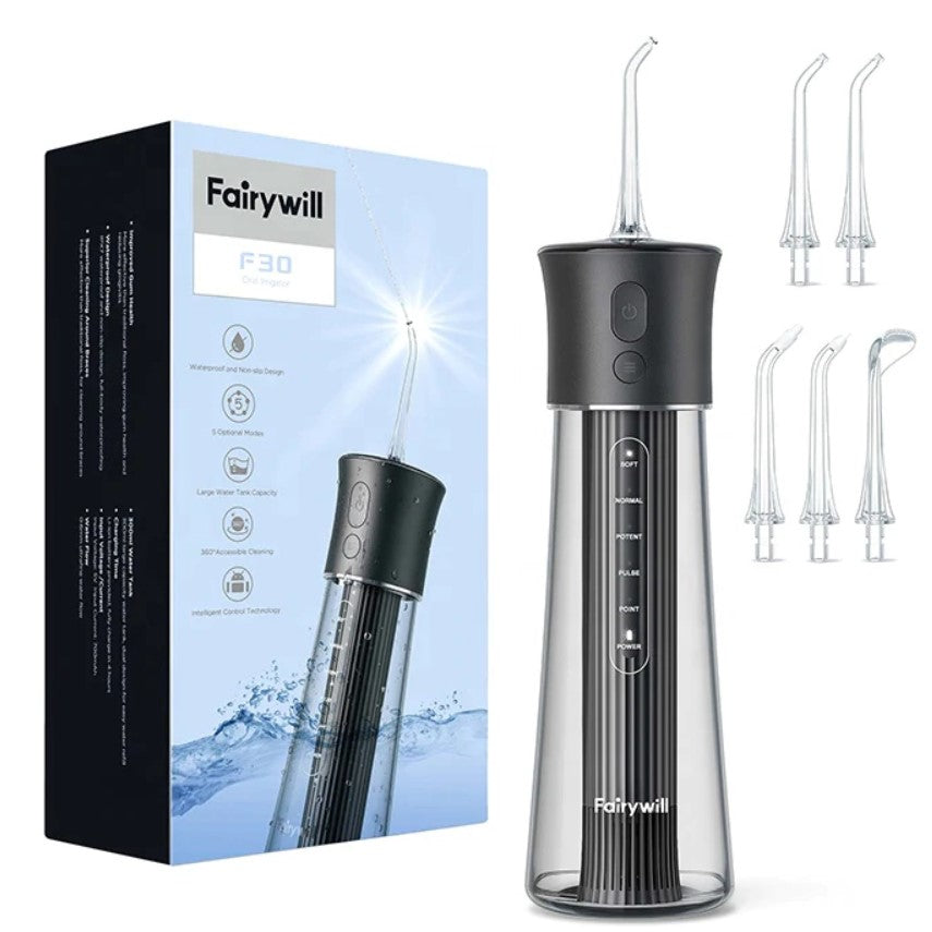 Fairywill F30 Water Flosser - جهاز تنظيف الأسنان المائي F-30 ٣٠٠ مل