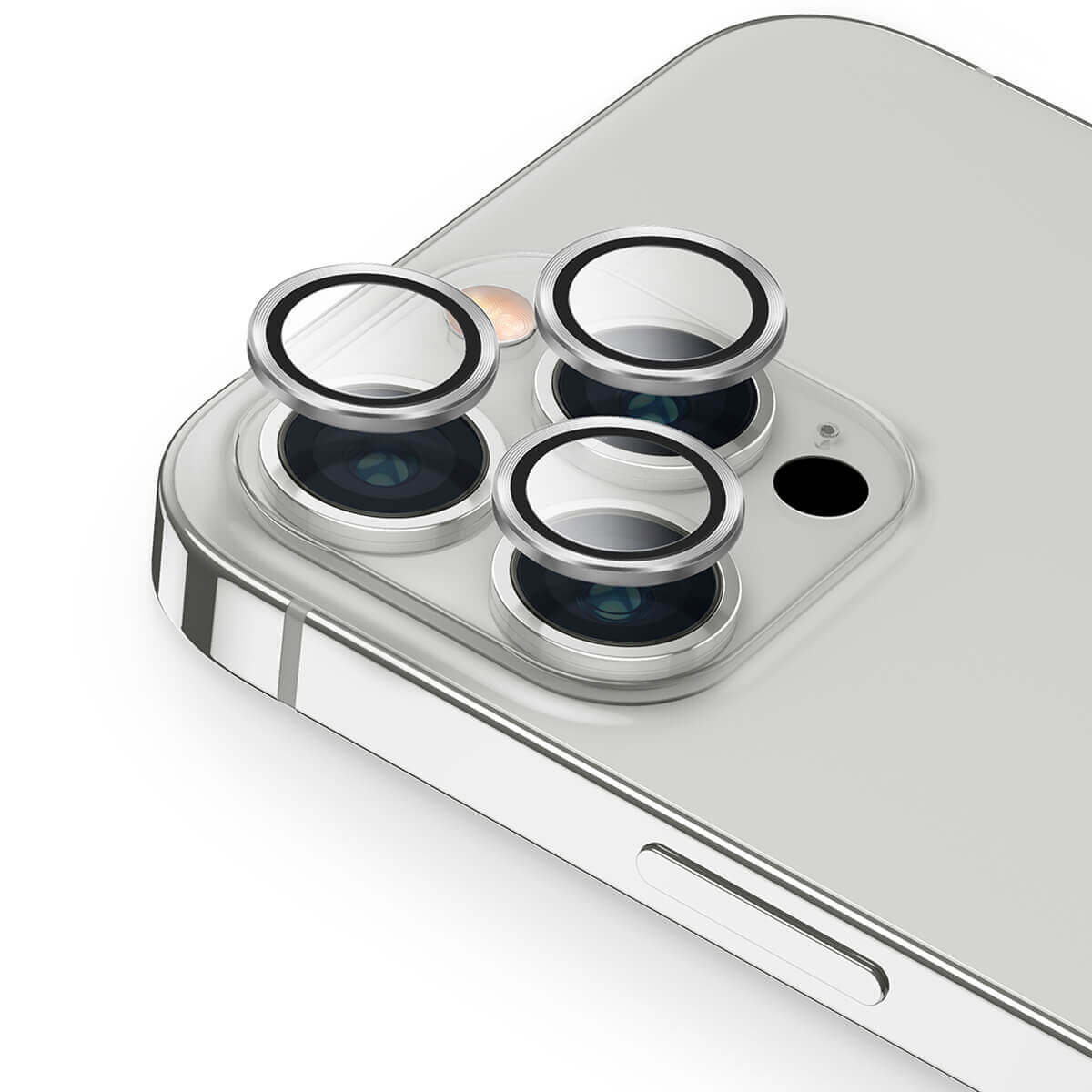Uniq iPhone 13 Pro / 13 Pro Max Optix Camera Tempered Glass Lens Protector - SILVER