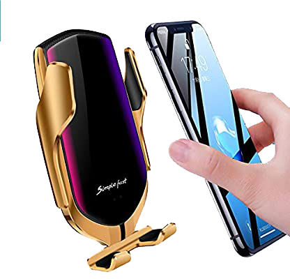 شاحن سيارة لاسلكي أوتوماتيكي R1 - شاحن هاتف لاسلكي للسيارة