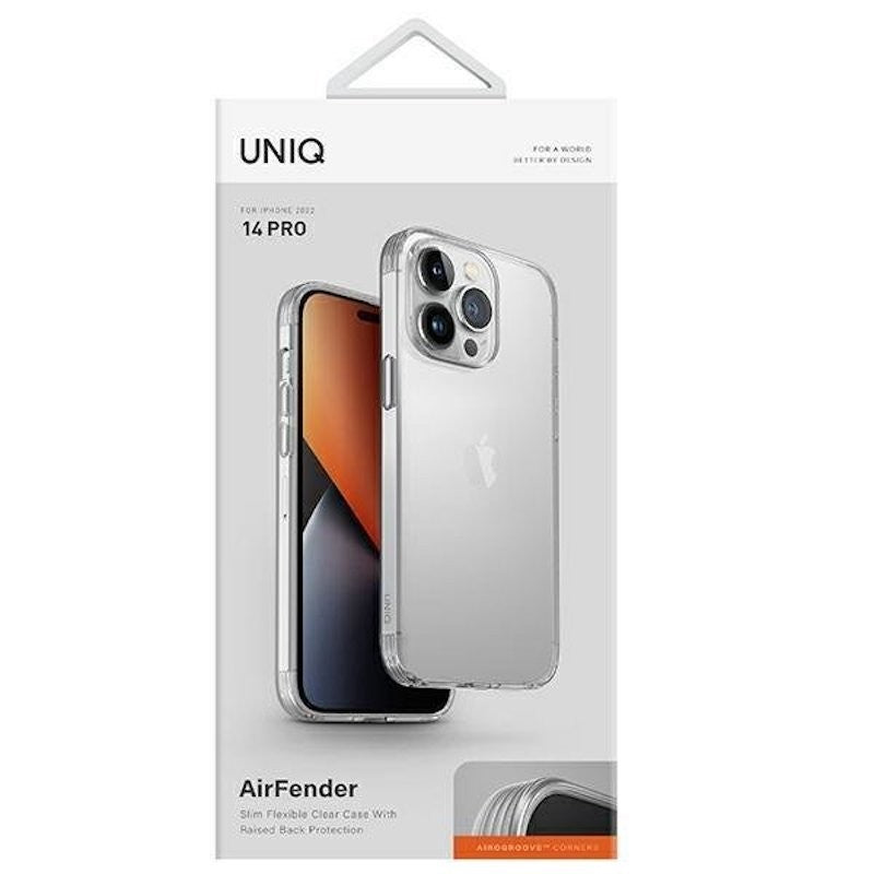 Uniq Iphone 14 Pro Air Fender Mobile Cover / Case  - Clear