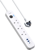 Anker PowerExtend 6-IN-1 USB-C PowerStrip/Socket - محول انكر ٣ منافذ طاقة ومنفذين USB ومنفذ PD بقوة ٣٠ واط