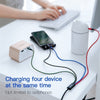 Baseus 4 in 1 Rapid Series Cable (1 Type C, 1 Micro USB, 2 Lightning) - 1.2 m