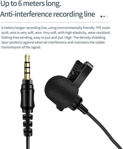 LediStar Collar Clip Microphone MD-2