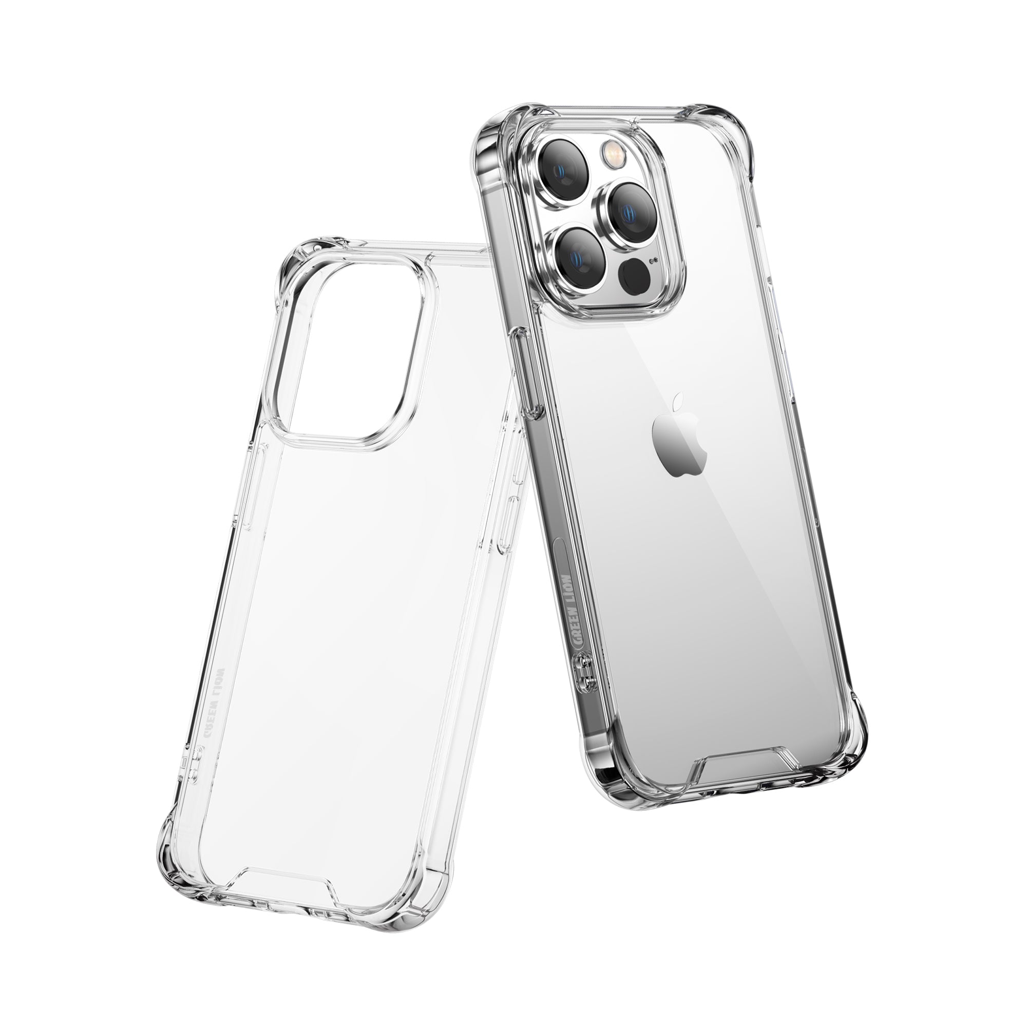 Green Rocky Series 360° Anti-Shock Case for iPhone 14 Pro