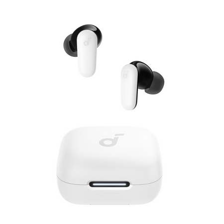 Soundcore by Anker R50i NC Noise Cancelling Earbuds, Strong and Powerful Bass, 45H Playtime - White