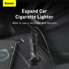 Baseus Share Together Fast Charge Car Charger with Cigarette Lighter Expansion Port U+U 120W