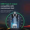 Baseus Circular Plastic A+C 30w PPS Car Charger Black