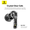 Baseus Bowie E20 True Wireless Earbuds With 2 ENC Mics, 33H Playtime - Black