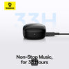 Baseus Bowie E20 True Wireless Earbuds With 2 ENC Mics, 33H Playtime - Black