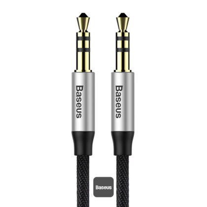 Baseus Yiven M30 Audio Cable Male to Male 3.5mm Aux Cable 1.5M - Black