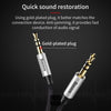 Baseus Yiven M30 Audio Cable Male to Male 3.5mm Aux Cable 1.5M - Black