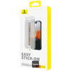 Baseus Sapphire Series for iPhone 16 Pro Full-Coverage HD Tempered Glass Screen Protector Easy Installation Kit - Clear