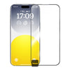Baseus Sapphire Series for iPhone 16 Pro Full-Coverage HD Tempered Glass Screen Protector Easy Installation Kit - Clear