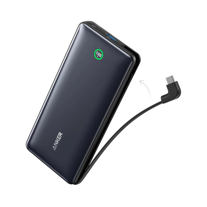 Anker Nano Power Bank 20K – 30W Fast Charging, Built-in USB-C Cable, Ultra-Compact 20000mAh Battery Pack for iPhone 17, 16, 15, 14, 13, Samsung Galaxy S25, S24,...