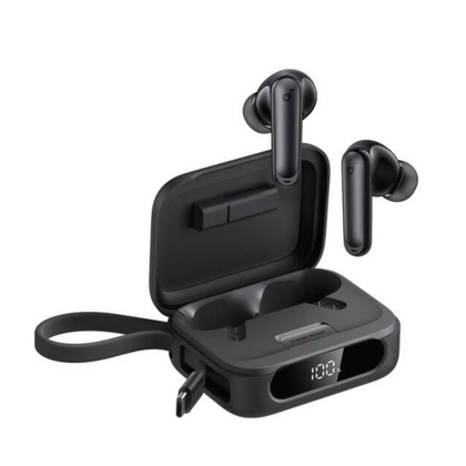 Soundcore By Anker P41i ANC Earbud, 6 Microphones, Built-in Phone Stand, and 3000mAh Power bank - Black