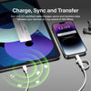 Belkin 60W 1.5m Boost Charge Pro 2-in-1 Cable with USB-C and Lightning Connector - white