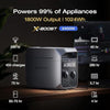 ECOFLOW Portable Power Station DELTA 3 Plus, 1024Wh LiFePO4 Battery, Fully Charges in 56 Minutes, 1800W Solar Generator for Home Backup