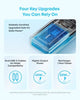 Anker Power Bank, 20,000mAh 45W Portable Charger,Dual Built-in USB-C Cables