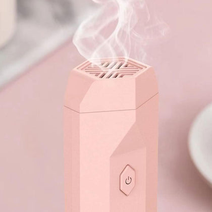 Bakhoor Burner Portable Electric USB Power Charge for Hair & Clothes - Pink