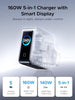 UGREEN 160W USB C Charger Nexode Pro 5-Port Fast Charger GaN Smart Display