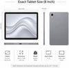 Oteeto TAB82 Pro 8 Inch Android 15 Tablet, 12GB RAM 512GB ROM, Octa-Core Processor, 5000mAh Battery, Dual Camera, SIM & WiFi Support with Bluetooth Keyboard and Case (Gray)