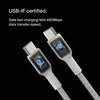 Belkin Boost Charge Braided USB-C to USB-C Cable 60W (1m / 2 packs)