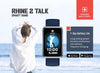 Swiss Military Rhine2 Smart Band 1.57” Display, Bluetooth Calling, Multi Language, Health & Sports Tracking, 7 Days Battery, IP67, iOS/Android Compatible - Blue