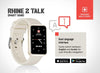 Swiss Military Rhine2 Smart Band 1.57” Display, Bluetooth Calling, Multi Language, Health & Sports Tracking, 7 Days Battery, IP67, iOS/Android Compatible - White