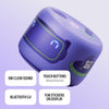 Yasmina Lite AI Smart Speaker | Arabic & English Voice Assistant - Purple