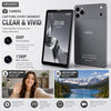 Oteeto TAB82 Pro 8 Inch Android 15 Tablet, 12GB RAM 512GB ROM, Octa-Core Processor, 5000mAh Battery, Dual Camera, SIM & WiFi Support with Bluetooth Keyboard and Case (Gray)