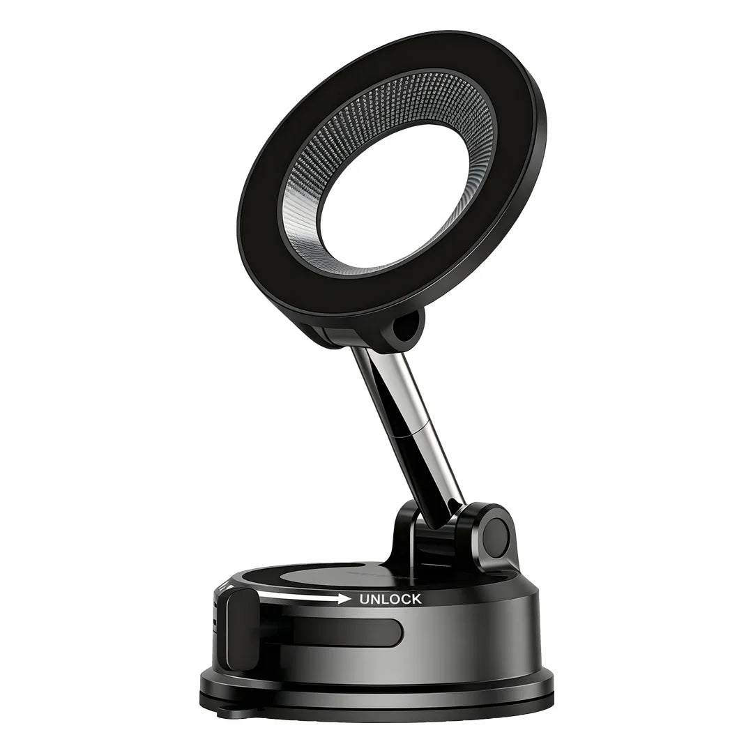 Green Lion GX-90 MagSafe Suction Car Phone Holder - Black
