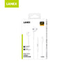Lanex Wired In Ear Headphone White – LE06