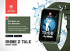 Swiss Military Rhine2 Smart Band 1.57” Display, Bluetooth Calling, Multi Language, Health & Sports Tracking, 7 Days Battery, IP67, iOS/Android Compatible, Green Strap