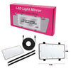 Car LED Makeup Mirror with 3 Light Modes