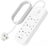 Belkin 6-Outlet Surge Protector Power Strip, Wall-Mountable with 6 AC Outlets, 2M Power Cord