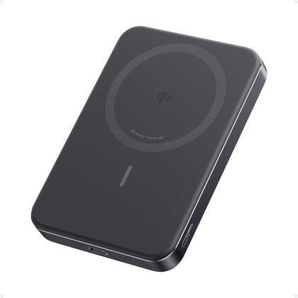 Anker MagGo Power Bank, Ultra-Slim 10,000mAh Magnetic Battery Pack, Qi2 Certified 15W Ultra-Fast MagSafe Compatible Portable Charger, Ergonomic Design, for iPhone16/15/14 Series Only