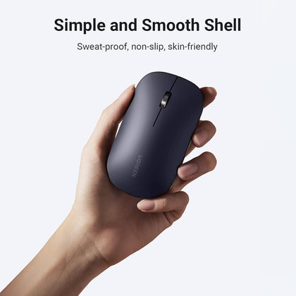 UGREEN Wireless Mouse 2.4G, Ultra Slim Optical Cordless Mouse, 4000 DPI