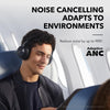 Soundcore by Anker, Space One, Active Noise Cancelling Headphones, 2X Stronger Voice Reduction, 40H ANC Playtime, App Control, LDAC Hi-Res Wireless Audio, Comfortable Fit, Clear Calls, Bluetooth 5.3