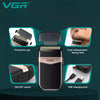 VGR V-331 Professional Men's Shaver IPX4 Fully Waterproof Rechargeable Shaver