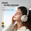 Soundcore by Anker, Space One Active Noise Cancelling Headphones, 40H ANC Playtime - Latte Cream