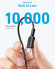 Anker 322 USB-C Lightning Cable [ 3 ft MFi Certified] Powerline II for iPhone 14 Pro Max 14, 13 X XS XR 8 Plus, AirPods Pro, Black