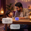 Yasmina Lite AI Smart Speaker | Arabic & English Voice Assistant - Purple