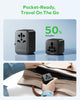 Momax 1-World Universal Travel Charger with Dual AC