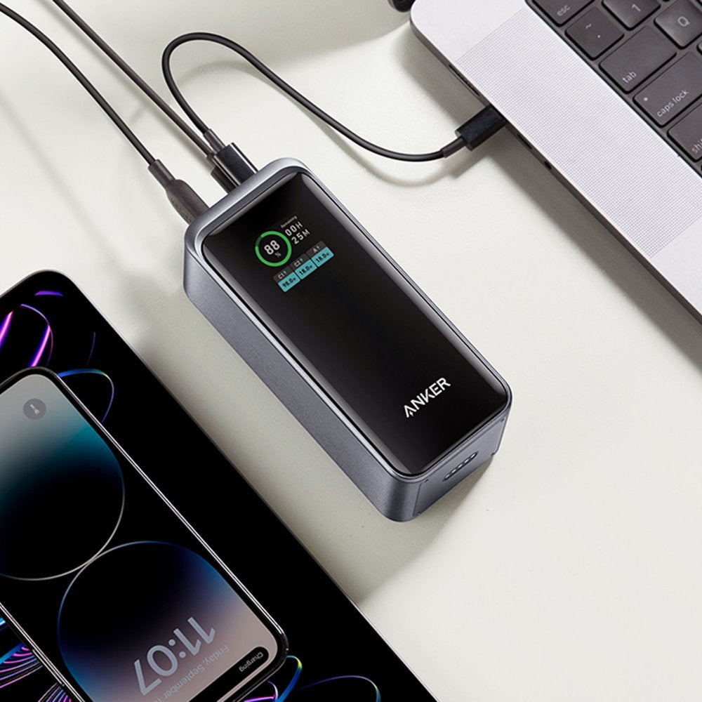 Anker Prime Smart Display Power Bank 20000mah (200W) - Black – EM
