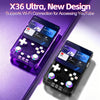 X36 Ultra Handheld Game Console Android 10.0 4.2 inch with YouTube and TikTok - Grey Clear