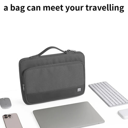 WiWU Eco friendly Polyster with faux fur Lining Laptop Handbag for Macbook Air