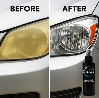 Shinora Plus All Purpose Multi Cleaner, 250ml, Professional Stain Remover for Fabric, Metal, Plastic and Headlights